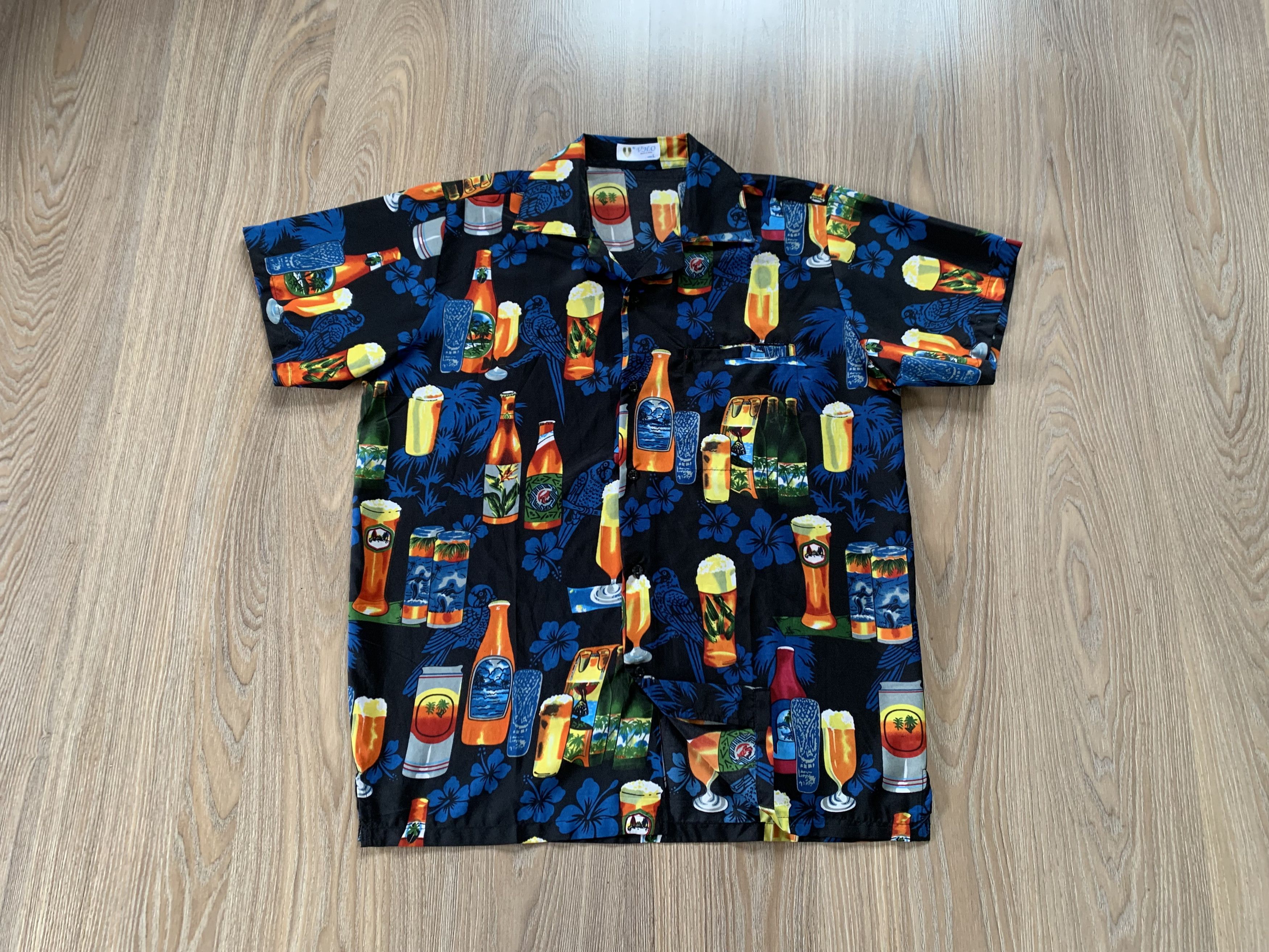 Other VHO Crazy Black Hawaiian Shirt Size US L / EU 52-54 / 3 - 2 Thumbnail