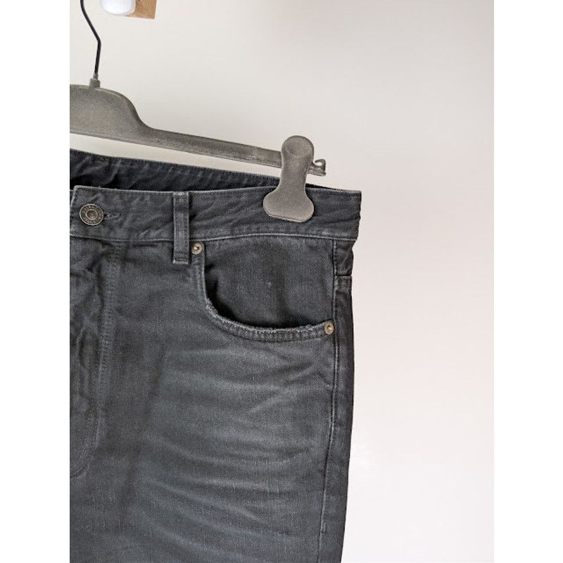 Balenciaga o1rshd1 Q:2 / Layered Kuroki Denim Jeans in Midnight Black Size US 32 / EU 48 - 6 Thumbnail