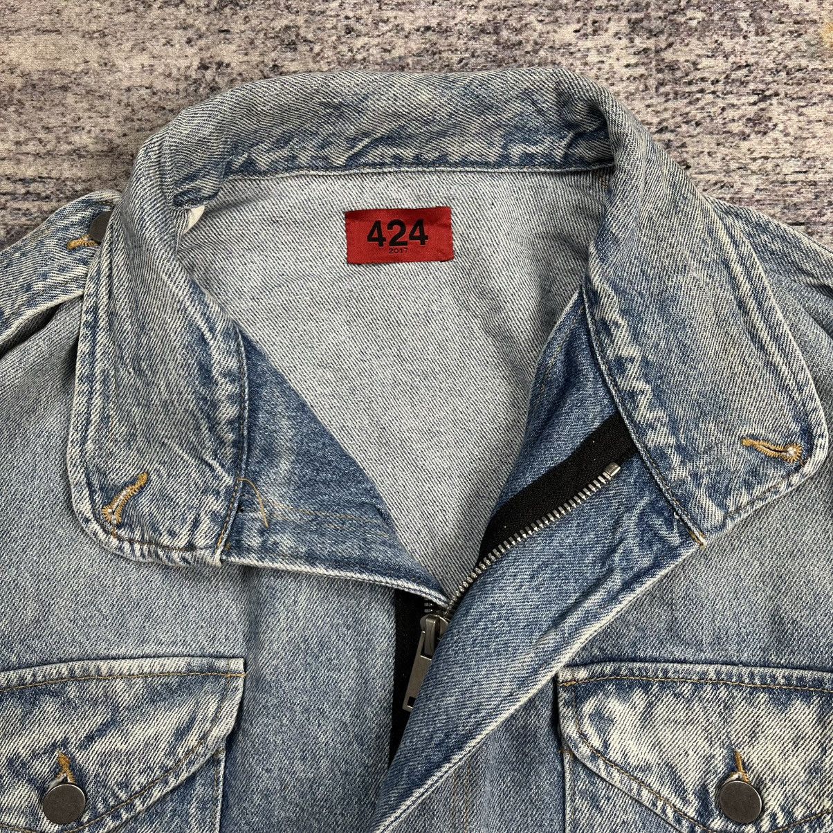 424 424 2017 denim parka jacket Size US M / EU 48-50 / 2 - 5 Thumbnail