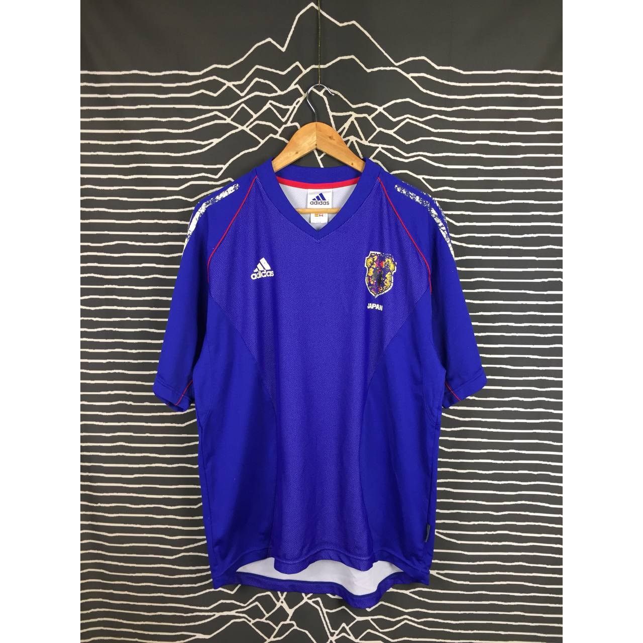 Adidas Adidas JFA Japan National Football Team 2002 Home Jersey Size US XL / EU 56 / 4 - 2 Thumbnail
