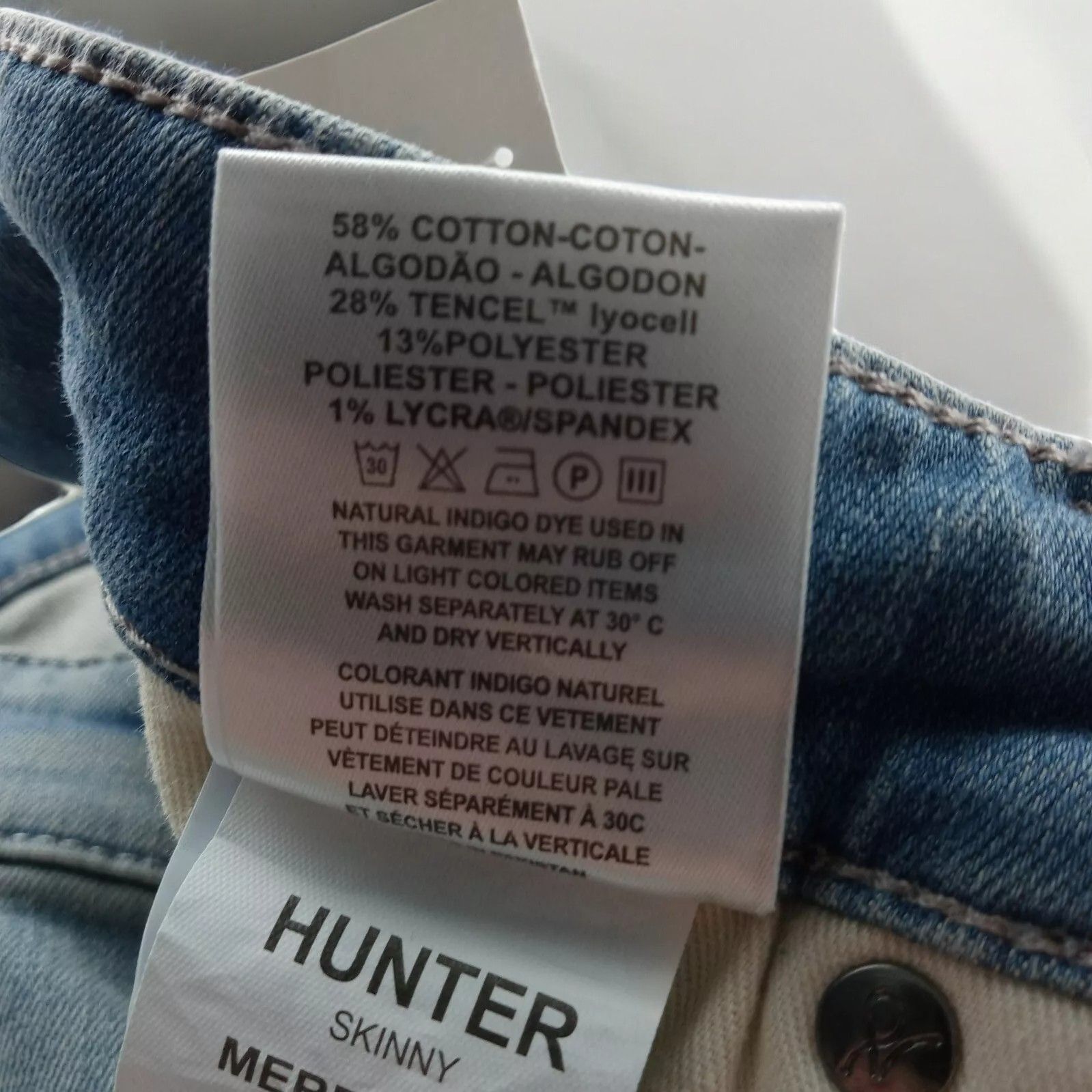 DL1961 DL1961 Mens Hunter Skinny Jeans Merriment Light Wash NEW 29 Size US 29 - 7 Thumbnail