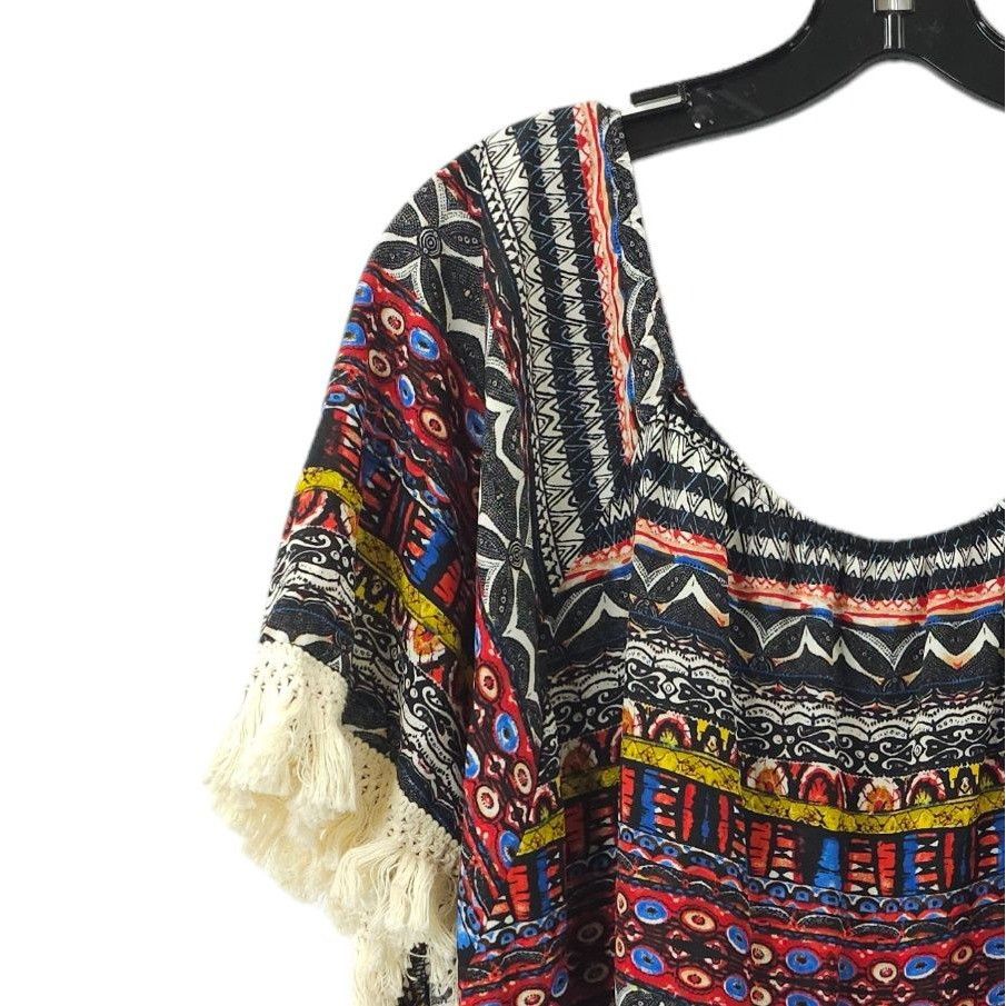 Other Yahada Tribal Geometric Boho Mini Dress Womens S Fringe Size S / US 4 / IT 40 - 17 Thumbnail