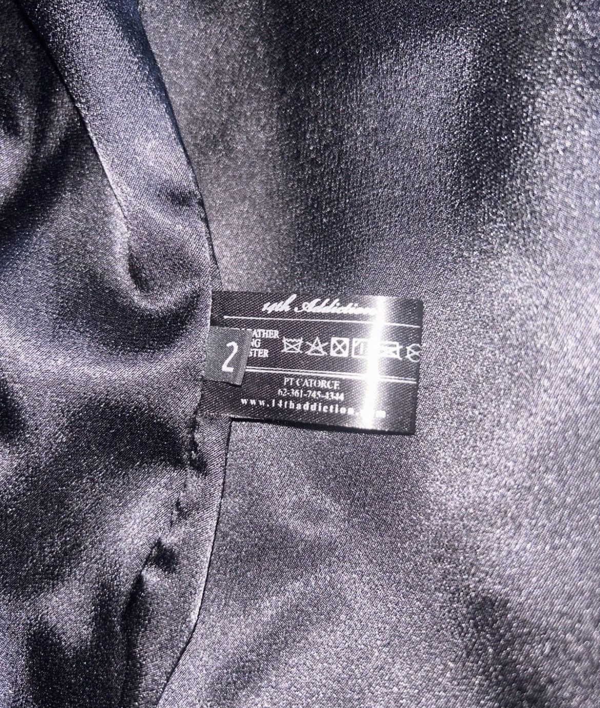 14th Addiction CUSTOM Cross Zipper Distressed Leather Jacket Size US M / EU 48-50 / 2 - 7 Thumbnail