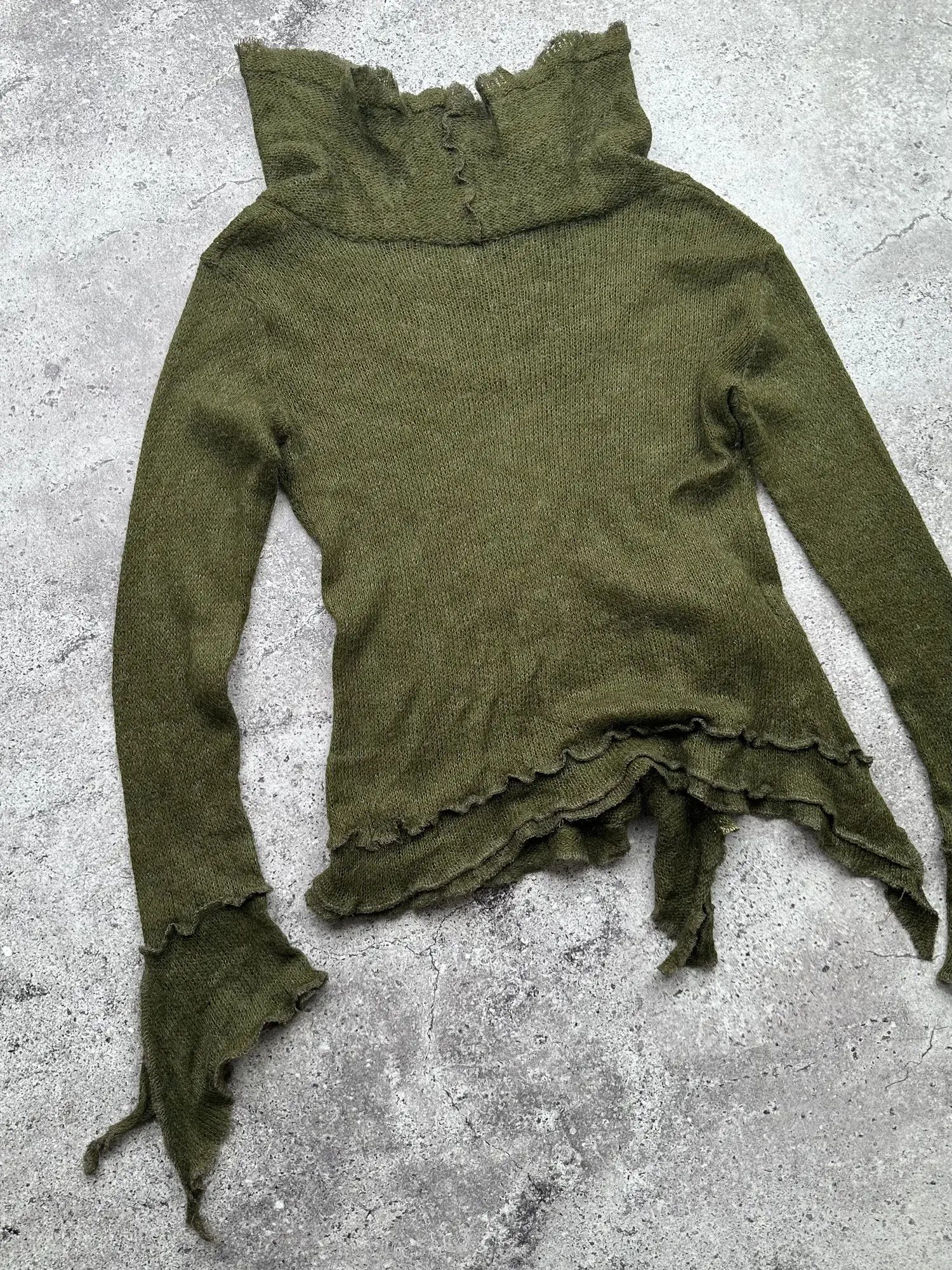 Japanese Brand Vintage Assymetry Blouse C79(V445) Size M / US 6-8 / IT 42-44 - 5 Thumbnail