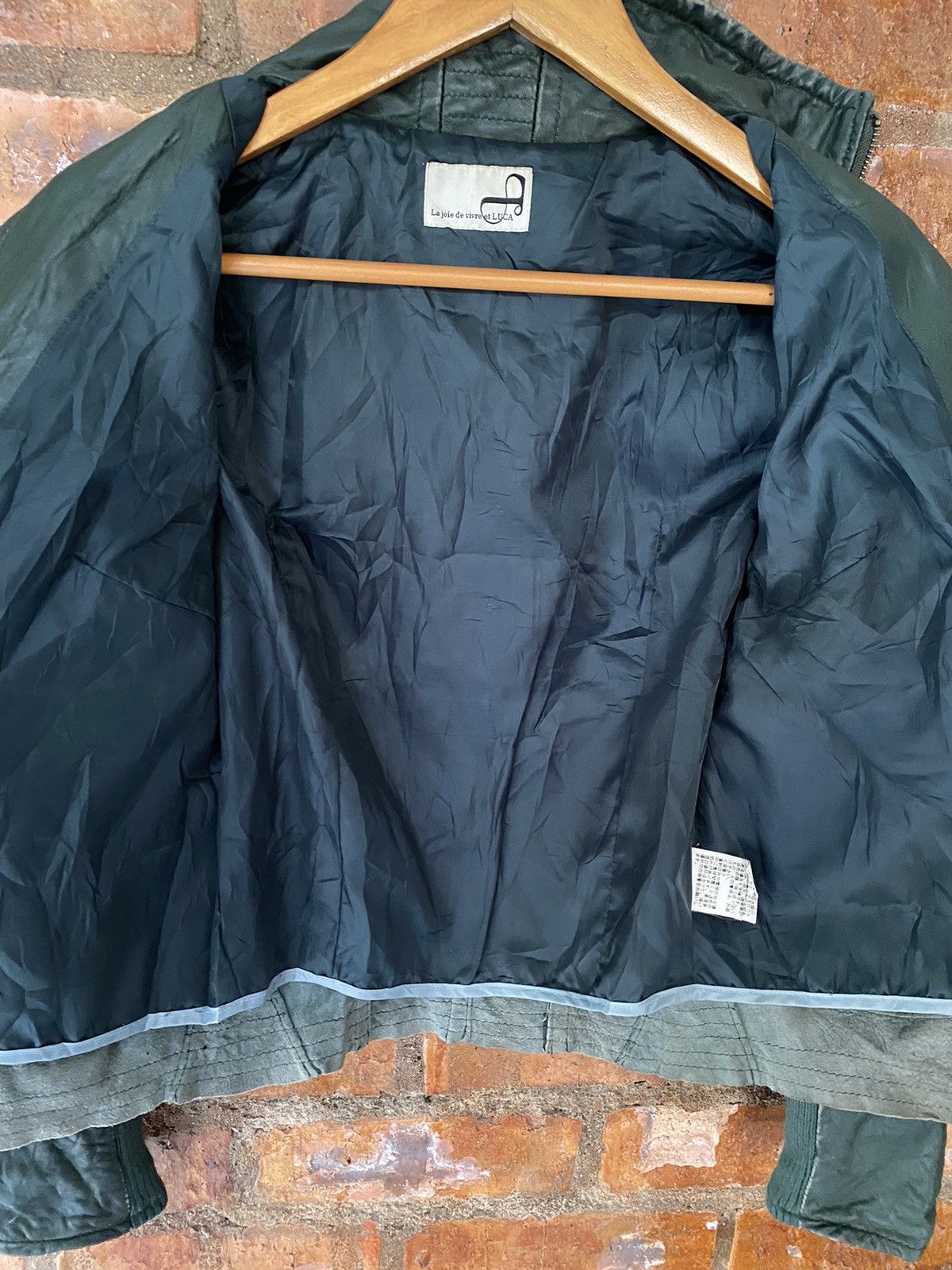 If Six Was Nine 2000s LUCA Japan hybrid Sheepskin leather jacket Size S / US 4 / IT 40 - 19 Thumbnail