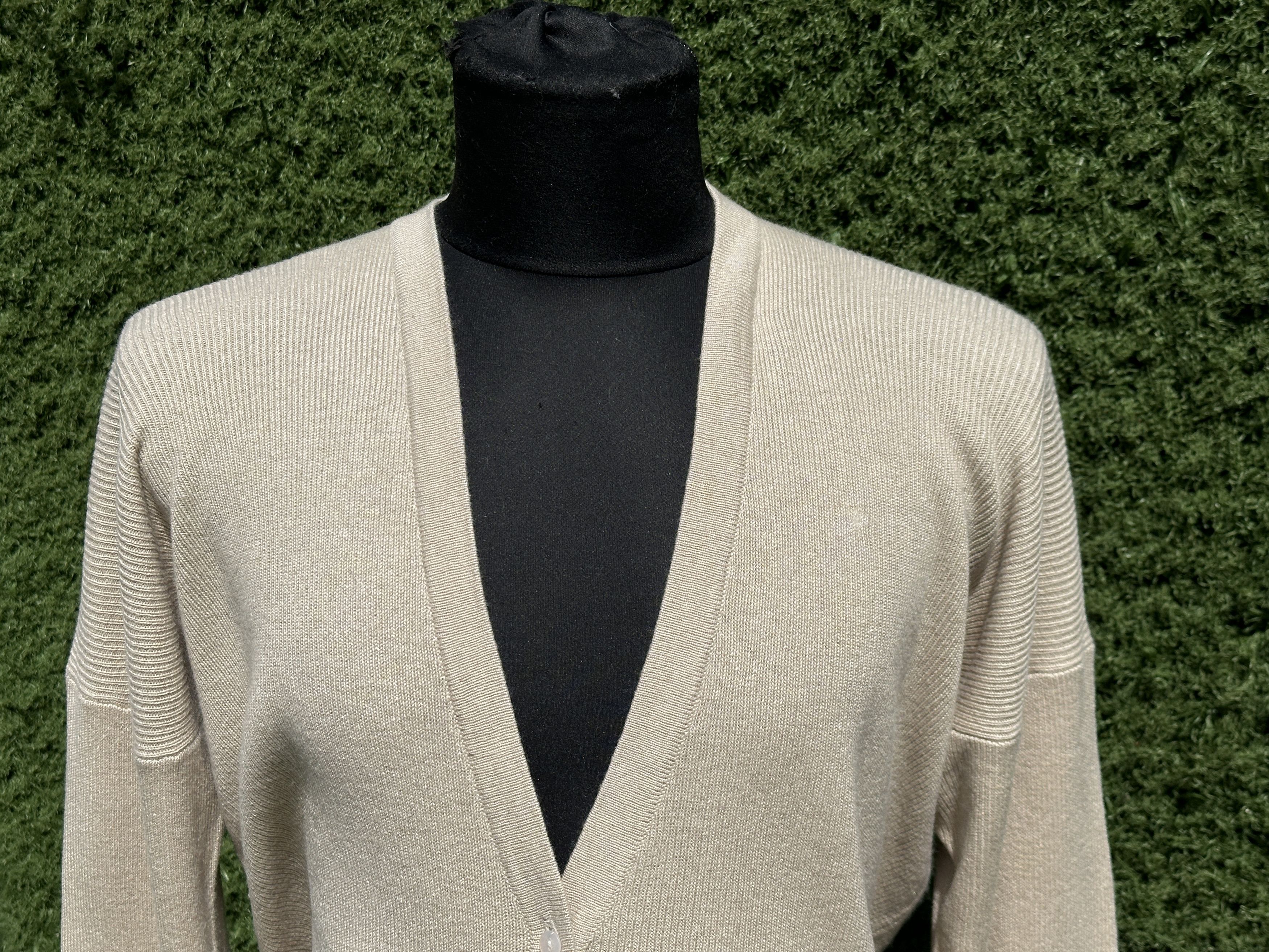 Brunello Cucinelli Brunello Cucinelli Cashmere Oversized Rib Sleeve Cardigan M Size M / US 6-8 / IT 42-44 - 7 Thumbnail