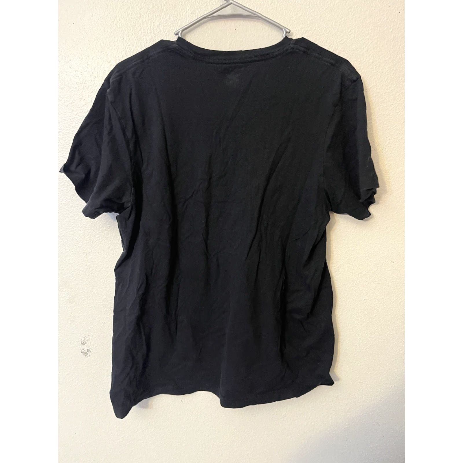 French Connection French Connection Shirt Mens Large Black V Neck Short Sleeve Button-Up Crew Neck, Casual, Regular Fit, Cotton, Vintage No Size US L / EU 52-54 / 3 - 2 Thumbnail
