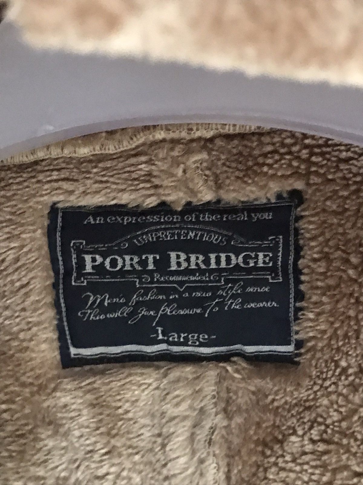 BARNS OUTFITTERS × Japanese Brand ⚡️Vintage Port Bridge Hoodies Fake Leather Barn Coat Jacket Size US L / EU 52-54 / 3 - 9 Thumbnail