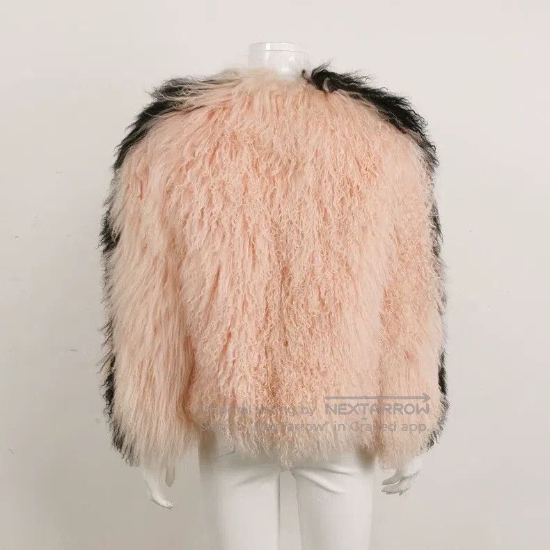 Fendi Fendi Shearling Mixed Color Fleece Long Sleeve Jacket Size S / US 4 / IT 40 - 2 Thumbnail