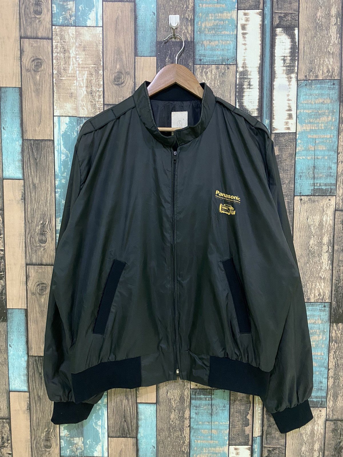 70s Vintage Panasonic Supercam Bomber Jacket