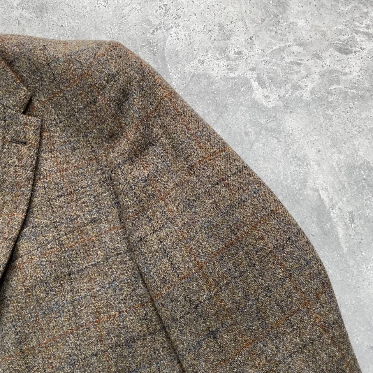 Harris Tweed Vintage Harris Tweed Walbusch Wool Blazer Gray Size 29 Size 52R - 9 Thumbnail