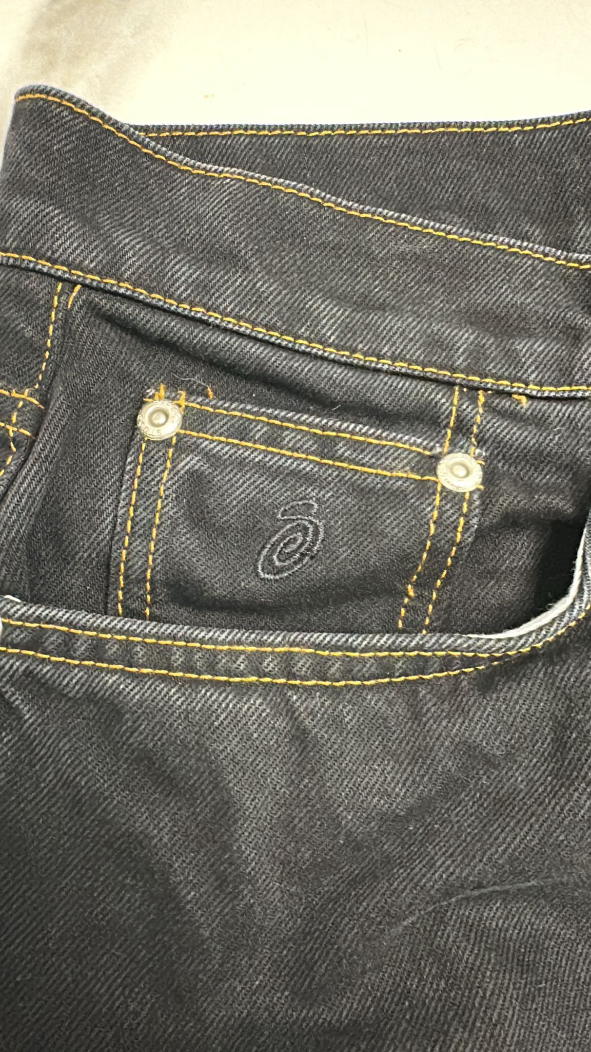 Stussy Stussy Big Ol Jean Size 28 Washed Black Size US 28 / EU 44 - 2 Thumbnail