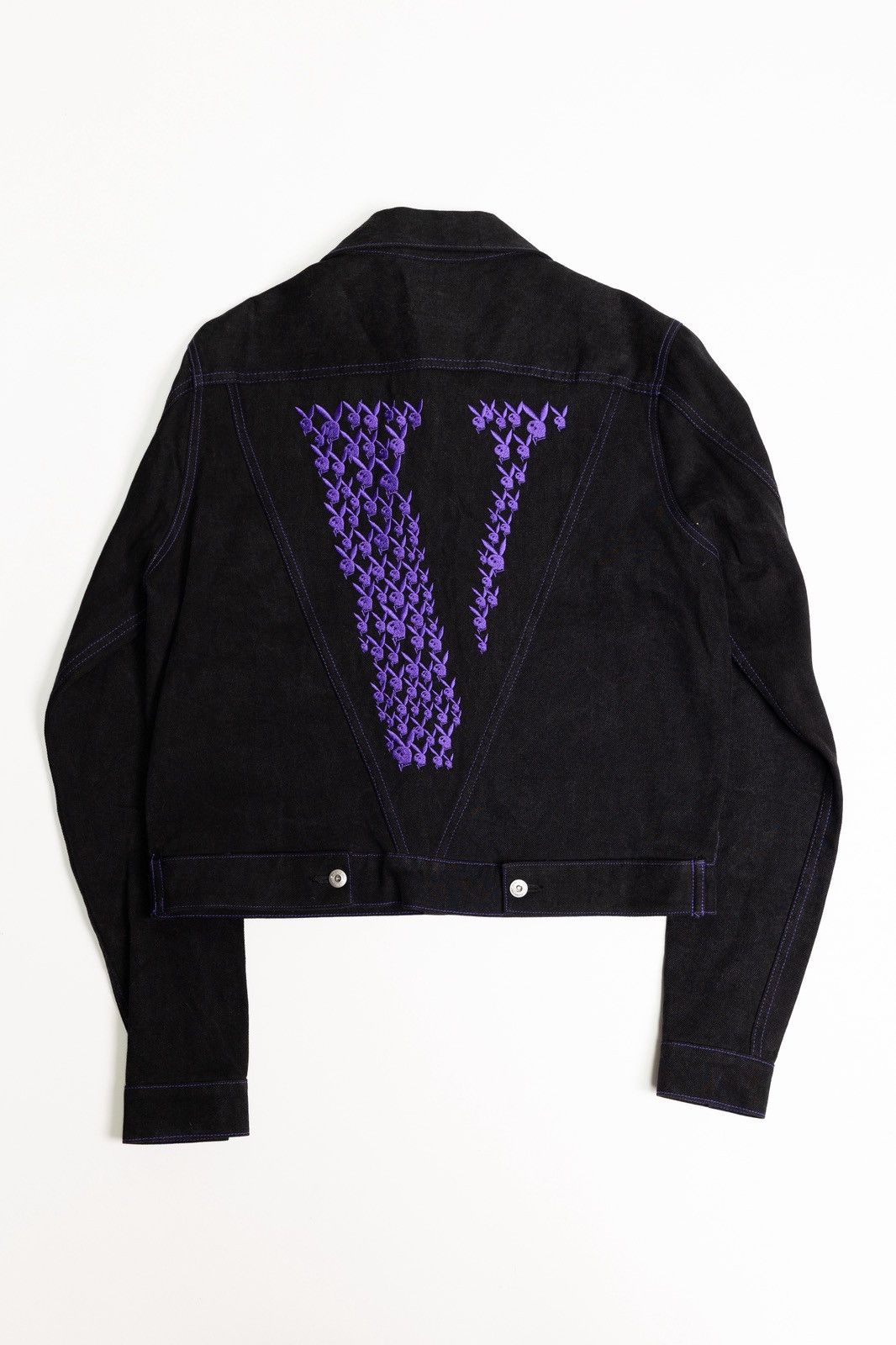 Vlone Vlone Playboy Denim Jacket Size US M / EU 48-50 / 2 - 2 Thumbnail