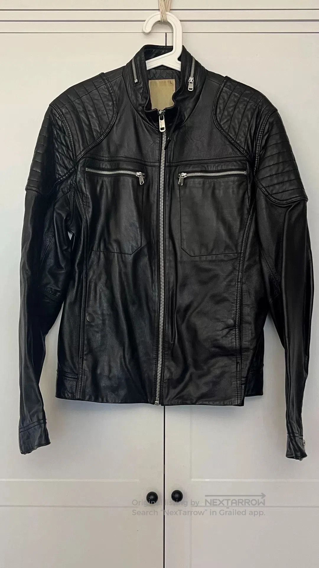 Japanese Brand ABLE Men's Leather Jacket Size L. Size US L / EU 52-54 / 3 - 1 Thumbnail