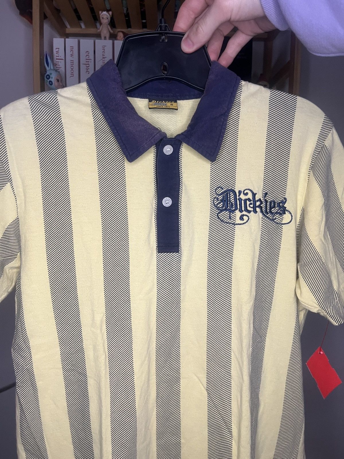 Dickies × Vintage Vintage Y2K Dickies Striped Polo Collar Shirt Size Small Size US S / EU 44-46 / 1 - 2 Thumbnail