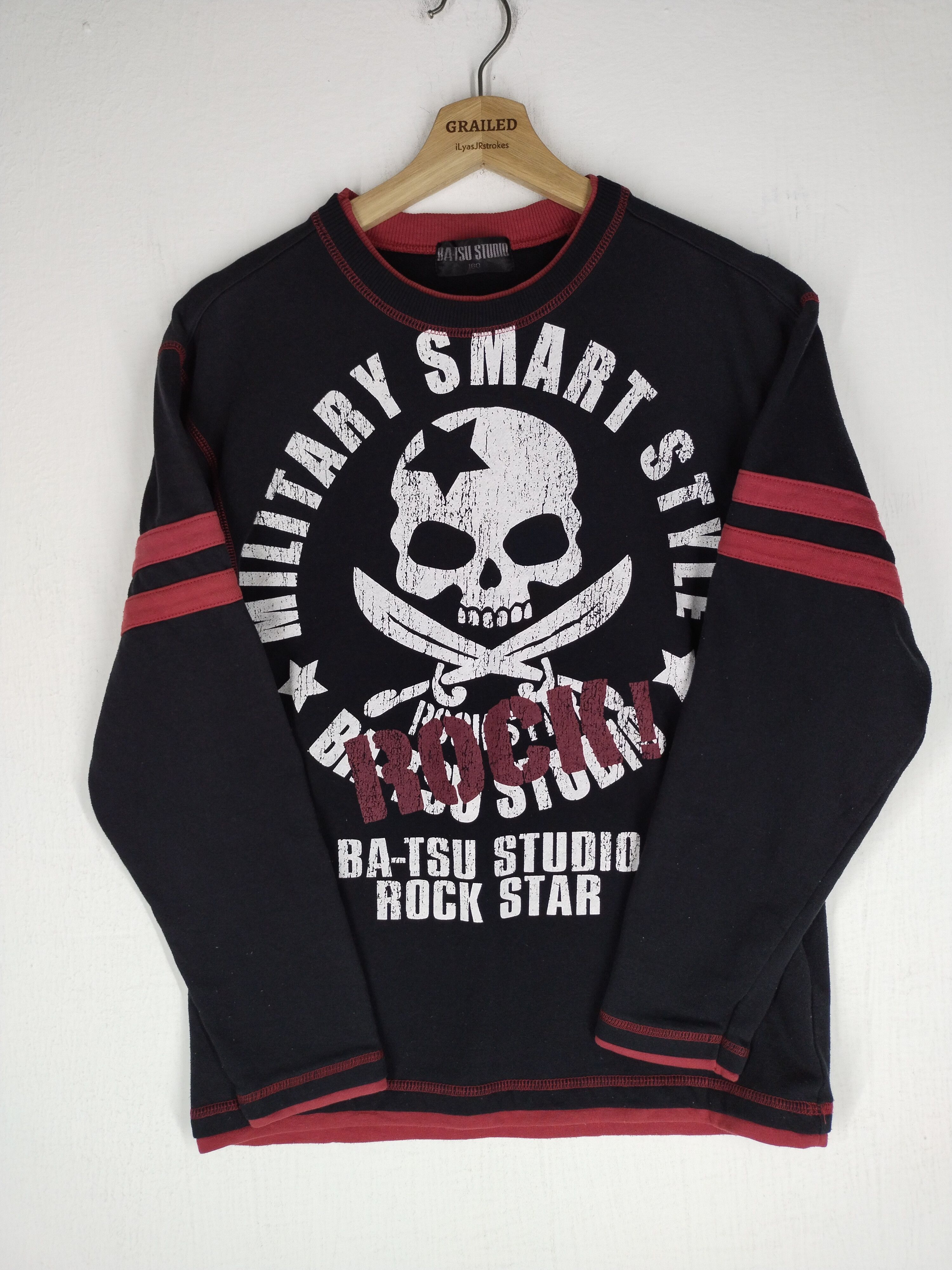Japanese Brand Vtg Ba-Tsu Studio Rock Star Japanese Brand Sweatshirt Size US M / EU 48-50 / 2 - 2 Thumbnail