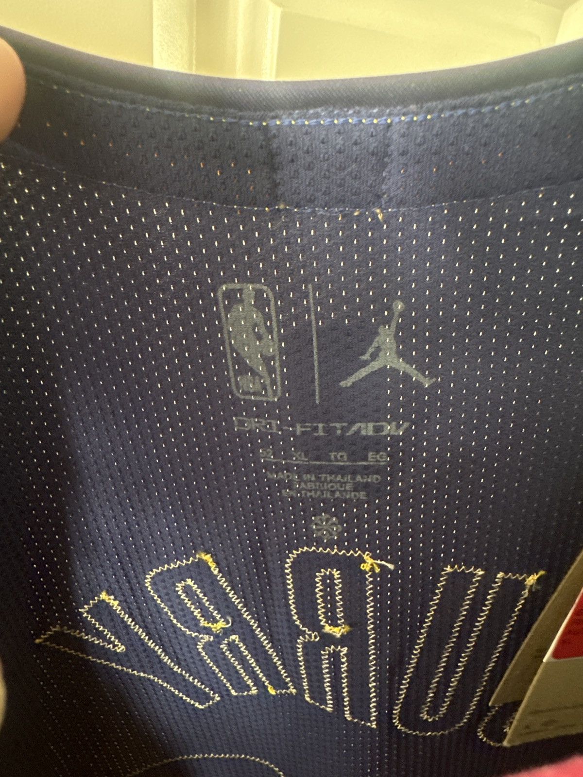 Jordan Brand Warriors Stephen Curry Statement Edition Jersey Sz Small Size US XL / EU 56 / 4 - 5 Thumbnail