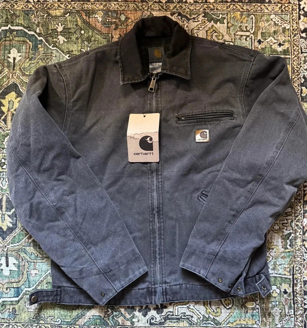 Carhartt Size L - NEW AUTHENTIC Carhartt "Detroit" Workwear Jacket Size US L / EU 52-54 / 3 - 1 Thumbnail