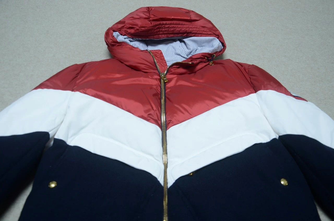 Moncler Moncler×TB Gamme Bleu Tri-Color Puffer Jacket 3 Size US L / EU 52-54 / 3 - 2 Thumbnail
