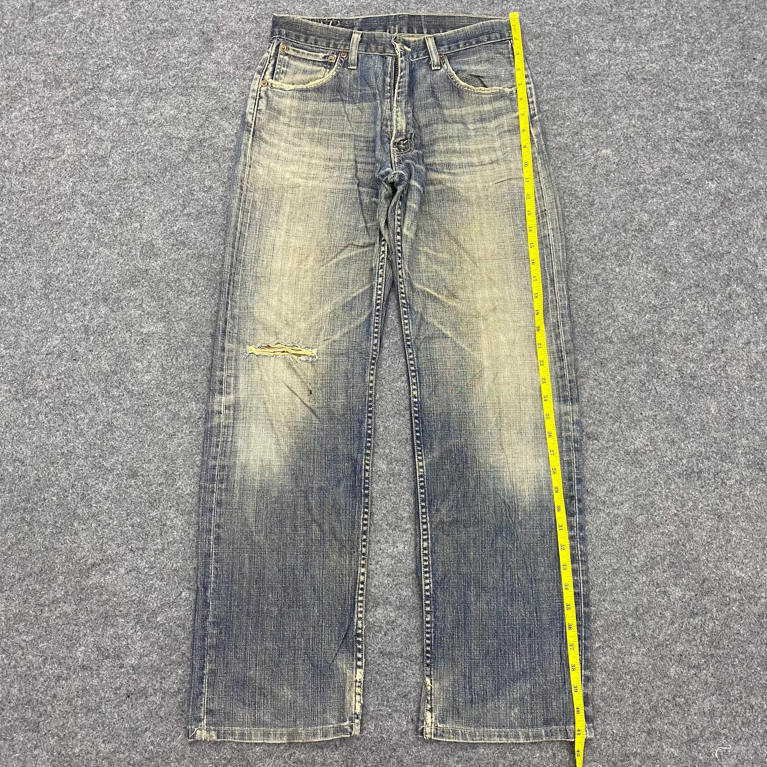 If Six Was Nine 💥Best Offer💥Vintage Levis Distressed denim Size US 31 - 2 Thumbnail