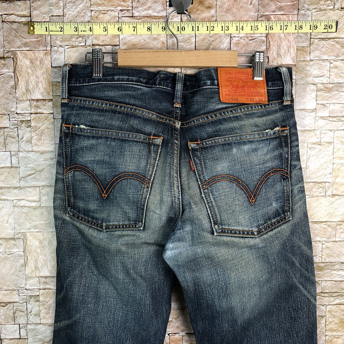 Levi's 502 Classic Levis Blue Jeans denim Pants #7568 Size US 31 - 17 Thumbnail