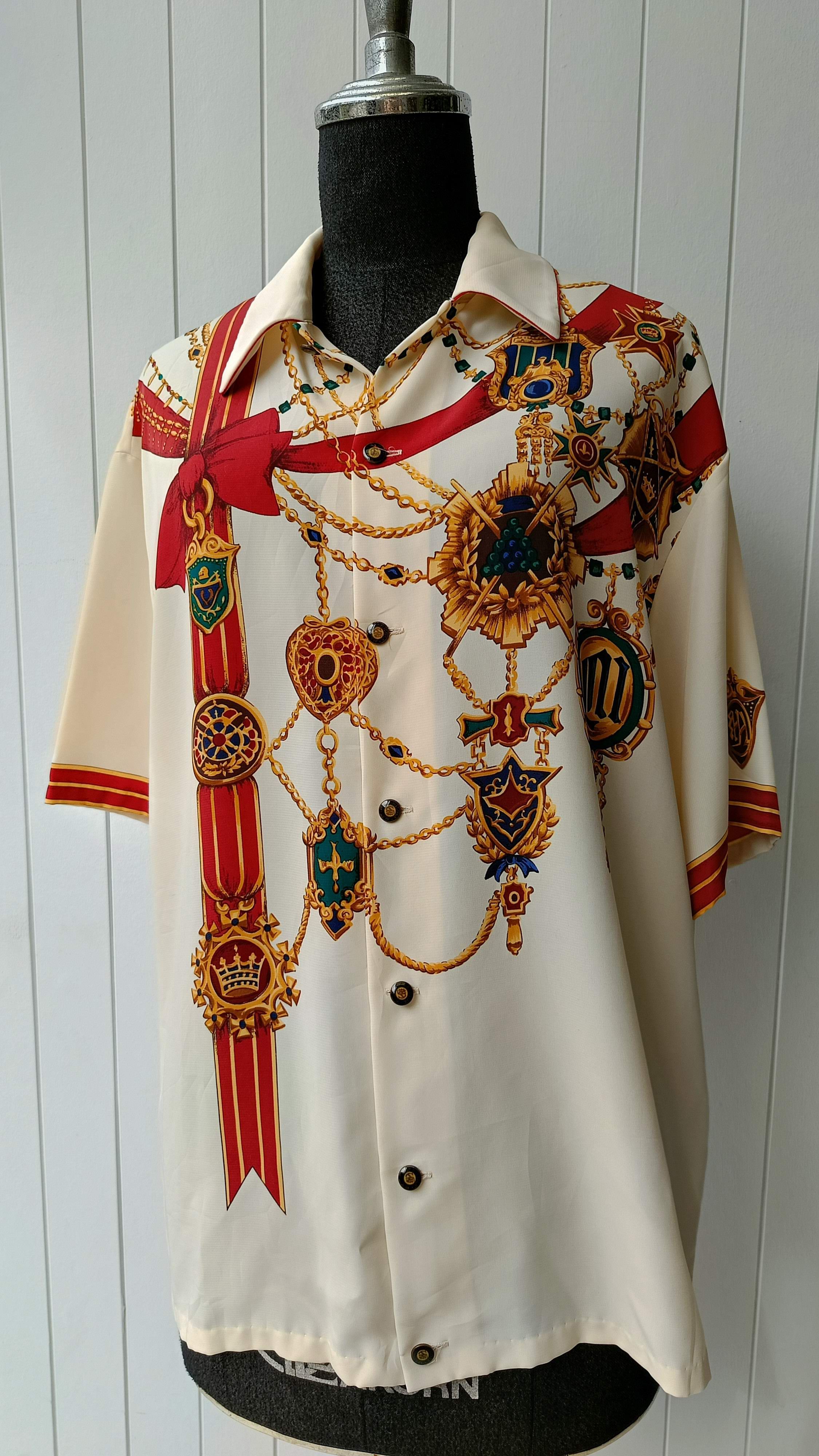 Matsuda Madame Nicole Mitsuhiro Matsuda rayon 70s 80s Japan shirt Size US M / EU 48-50 / 2 - 1 Thumbnail