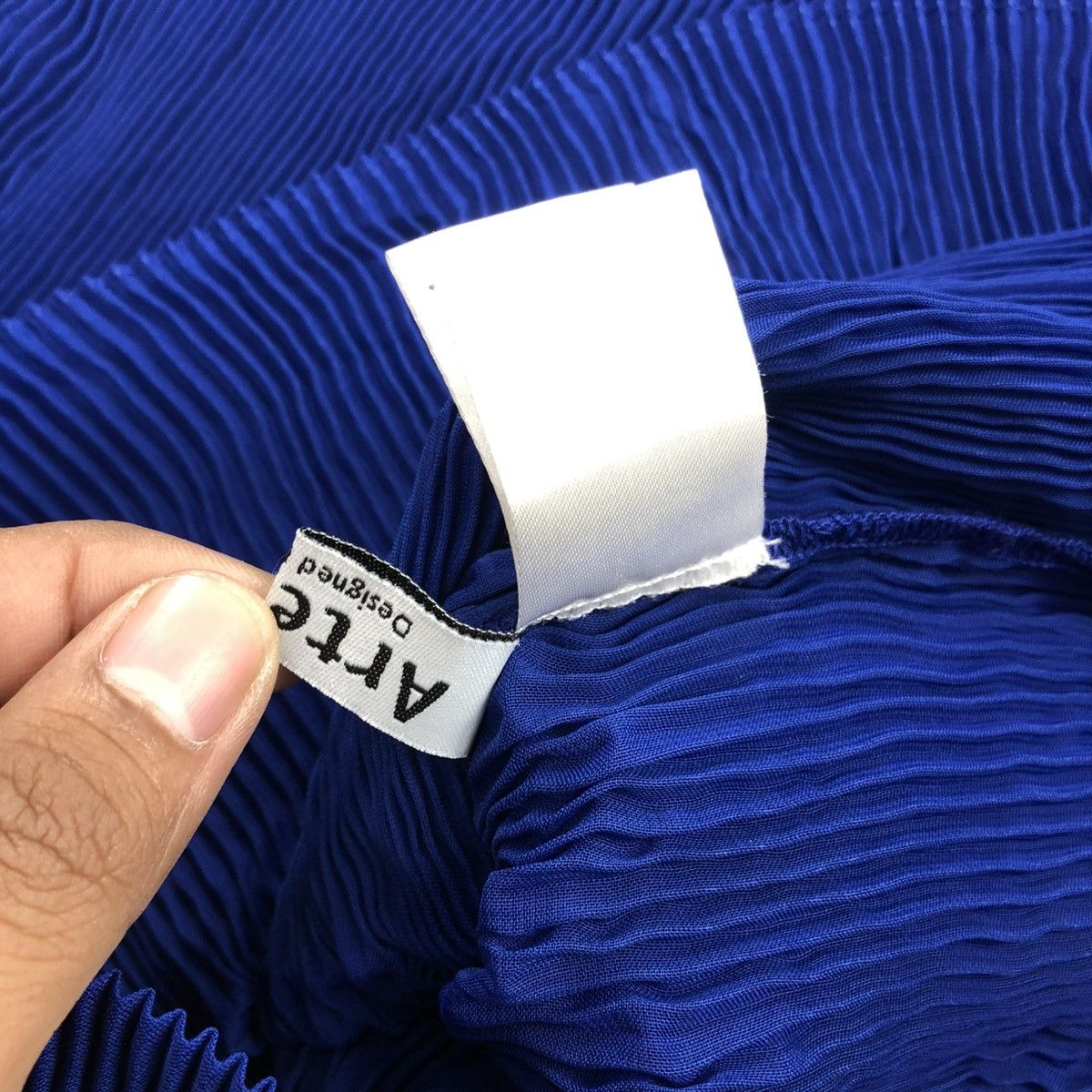 Issey Miyake × Japanese Brand × Vintage Vtg Arte Soie Issey Miyake Pleats Please Inspired Tank Tops Size M / US 6-8 / IT 42-44 - 7 Thumbnail