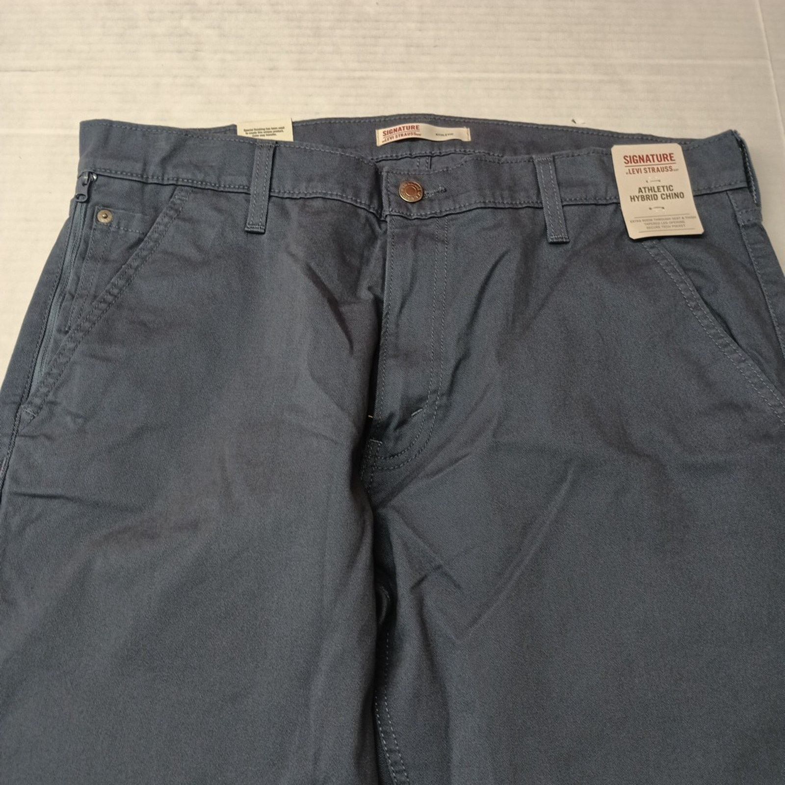 Levi's Signature By Levi Strauss Chino Pants Men's Size 36x32 Blue Size US 36 / EU 52 - 4 Thumbnail