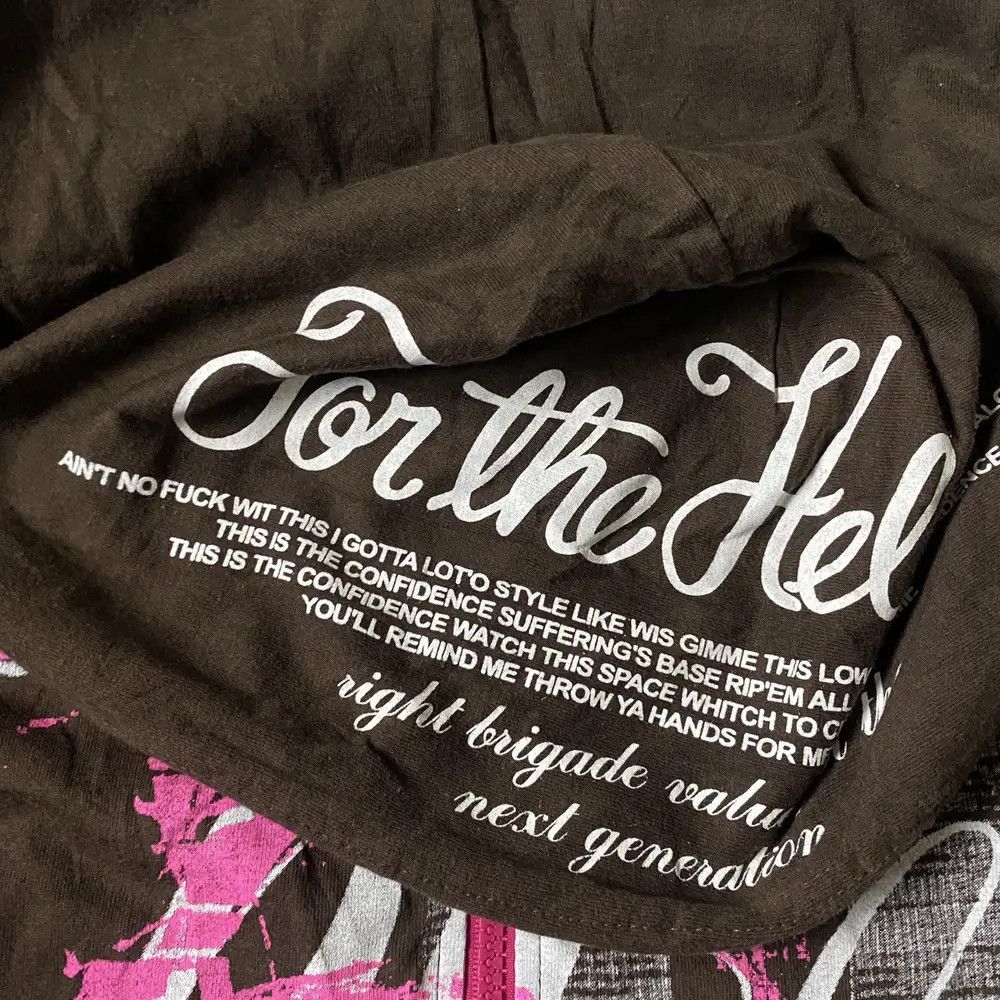 Hysteric Glamour 2000's B One Soul Fuck Hell Poem Hoodie Size US L / EU 52-54 / 3 - 7 Thumbnail