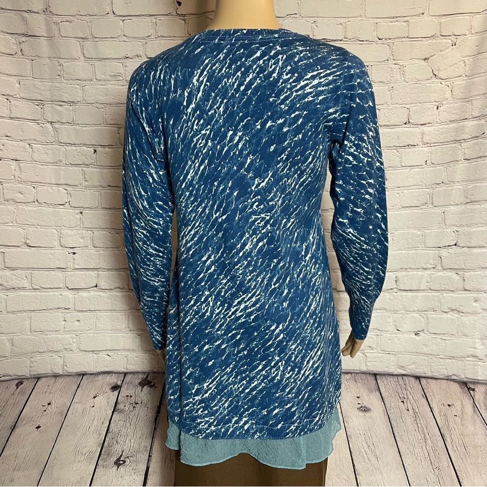 Other NEW LOGO by Lori Goldstein Cotton Cashmere V-Neck Sweater S Size XXS / US 00 / IT 34 - 4 Thumbnail