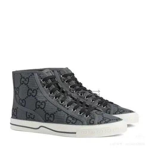 Gucci Gucci 1977 Gray Logo Sneakers. Size US 5.5 / EU 38 - 1 Thumbnail
