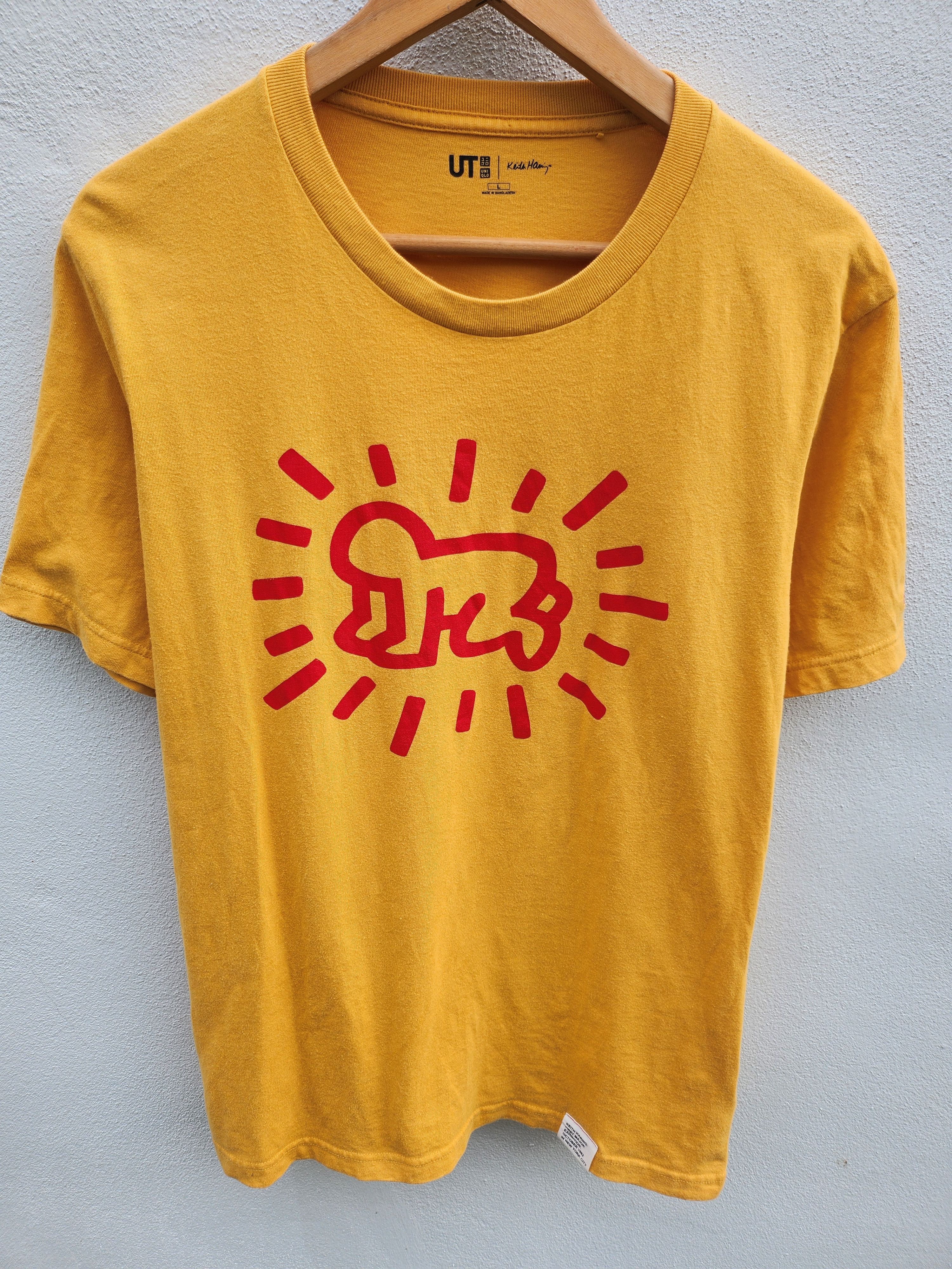 Japanese Brand 💥 UT Keith Haring New Born Baby Masterpiece TShirt Size US L / EU 52-54 / 3 - 2 Thumbnail