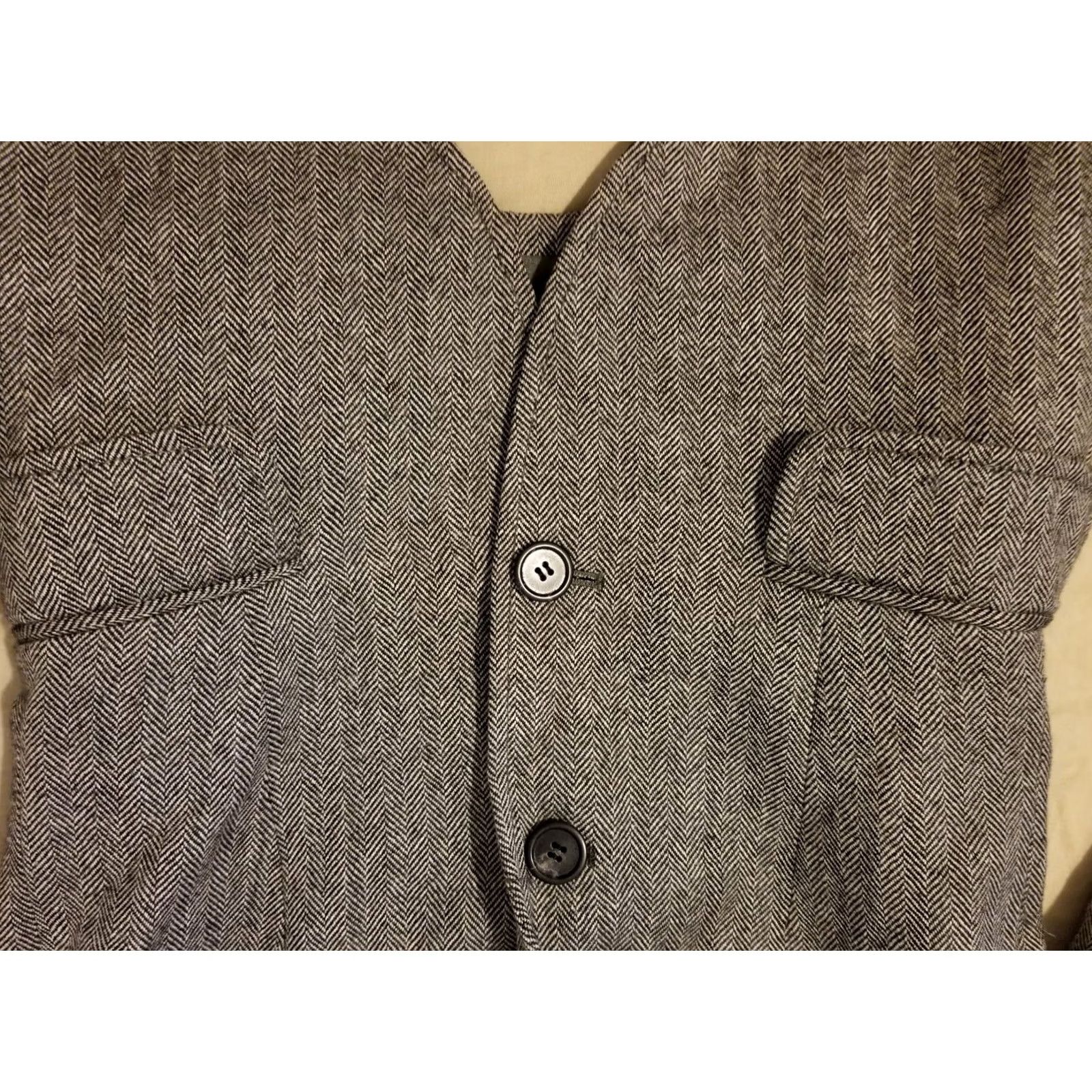J.Crew J. Crew Jacket Blazer 0 Grey Gray Womens Size XS / US 0-2 / IT 36-38 - 3 Thumbnail