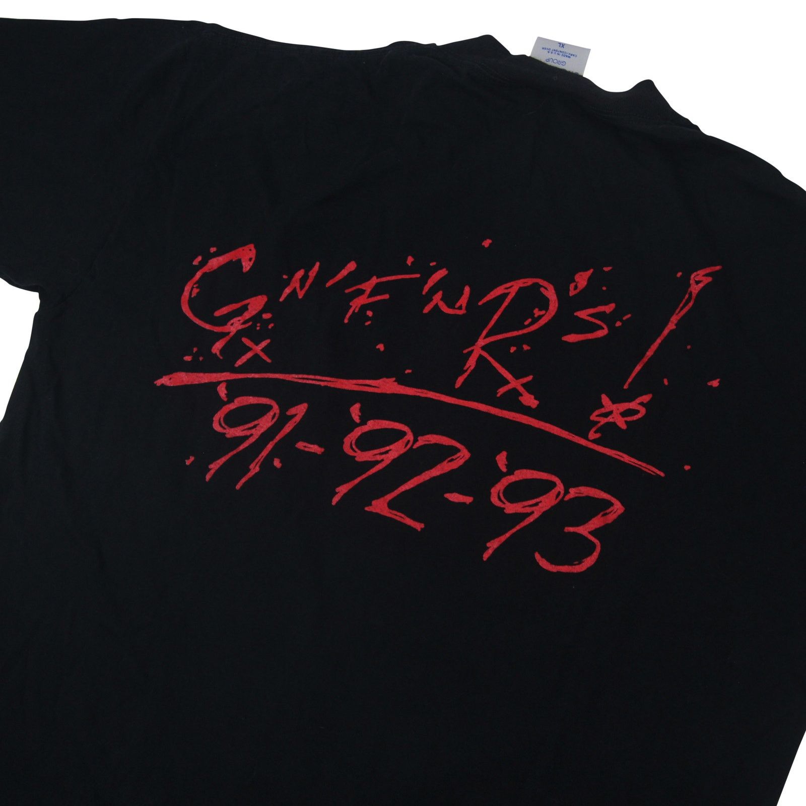 Band Tees × Vintage Vintage Guns N Roses '91-'93 Tour Band T Shirt Size US XL / EU 56 / 4 - 9 Thumbnail