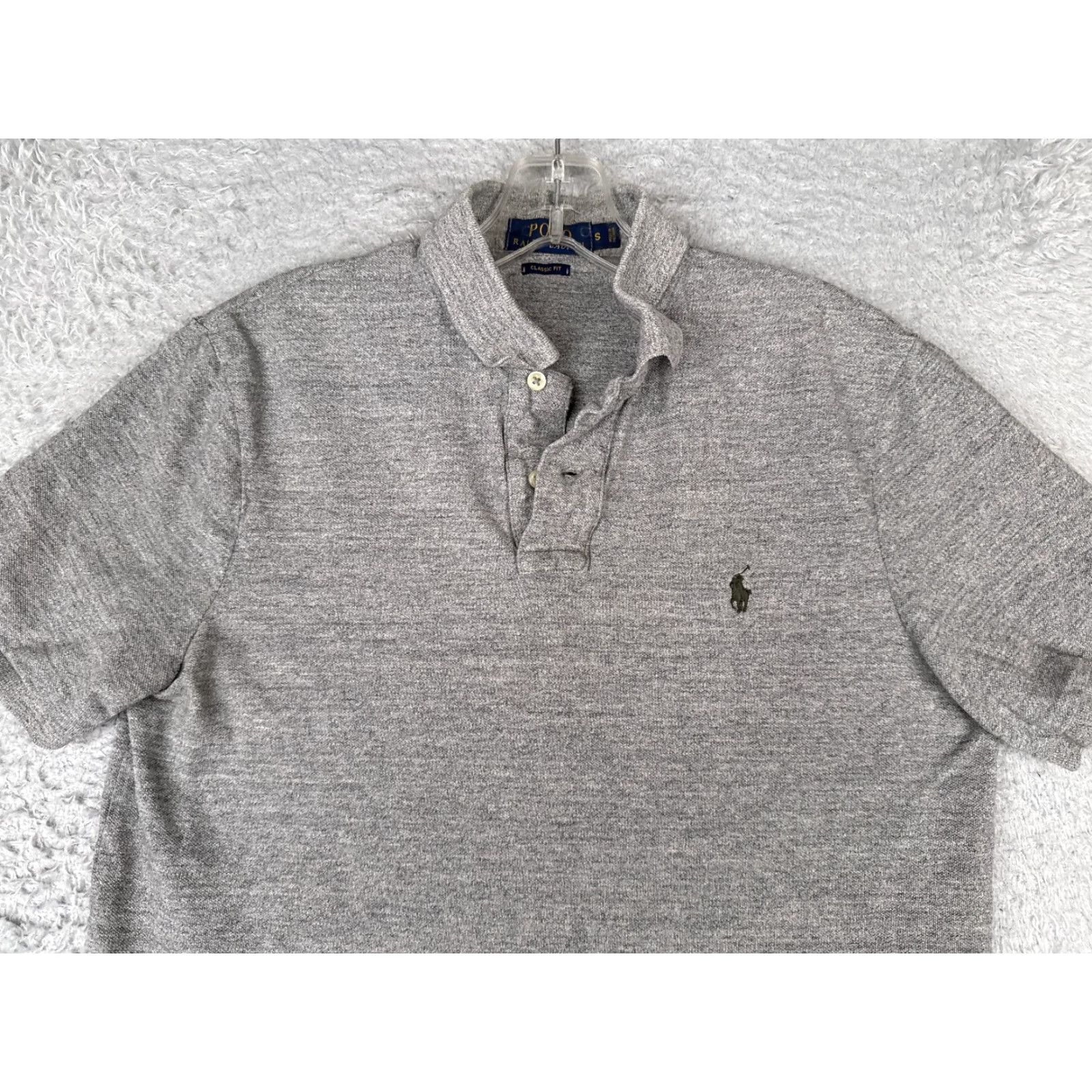 Ralph Lauren Polo Ralph Lauren Polo Shirt Men Small Gray 100% Cotton Classic Fit Golfer Shirt Slim Modern American Sports Mens Size US S / EU 44-46 / 1 - 4 Thumbnail