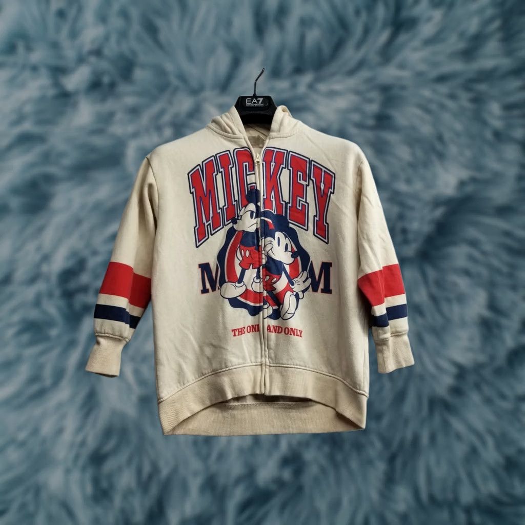 H&M H&M Mickey Printed Hoodie Jacket Zip Up Small Size S / US 4 / IT 40 - 1 Thumbnail