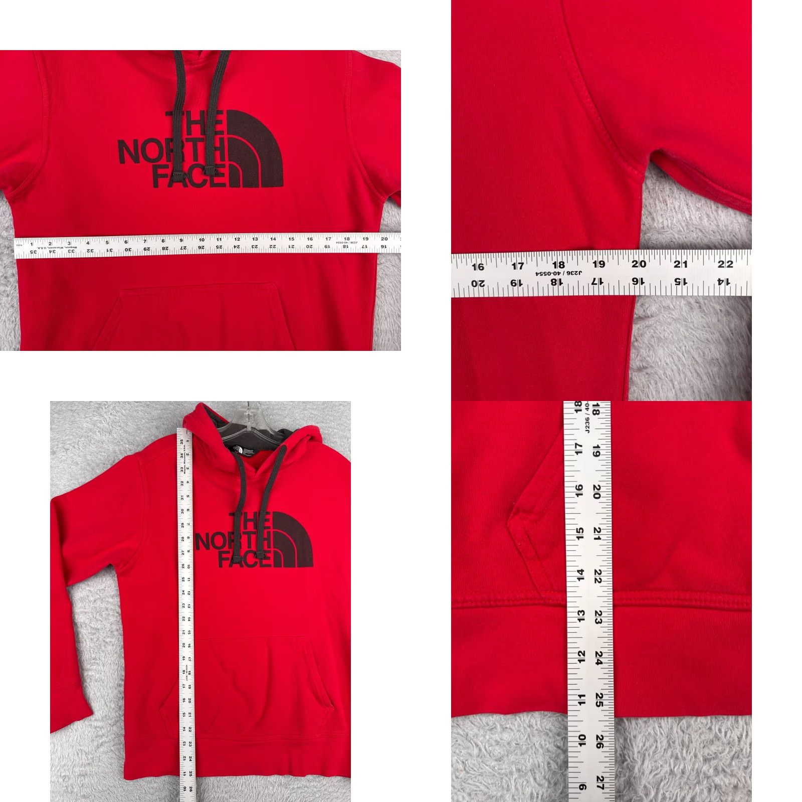 The North Face The North Face Hoodie Men Small Red Pullover Pocket Cotton Blend Size US S / EU 44-46 / 1 - 8 Thumbnail