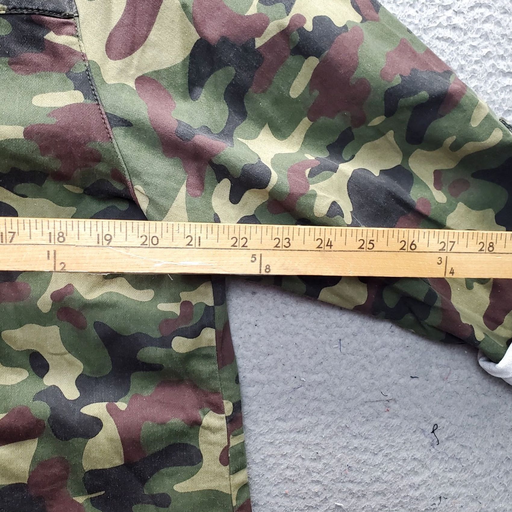 THRILLS Thrills Tunic Top Womens 3X Multi Camouflage Roll Tab Sleeve Collared Button Up Shirt Womens Size 3X Camouflage Outdoor Casual Mens? Size XXL / US 16-18 / IT 52-54 - 3 Thumbnail