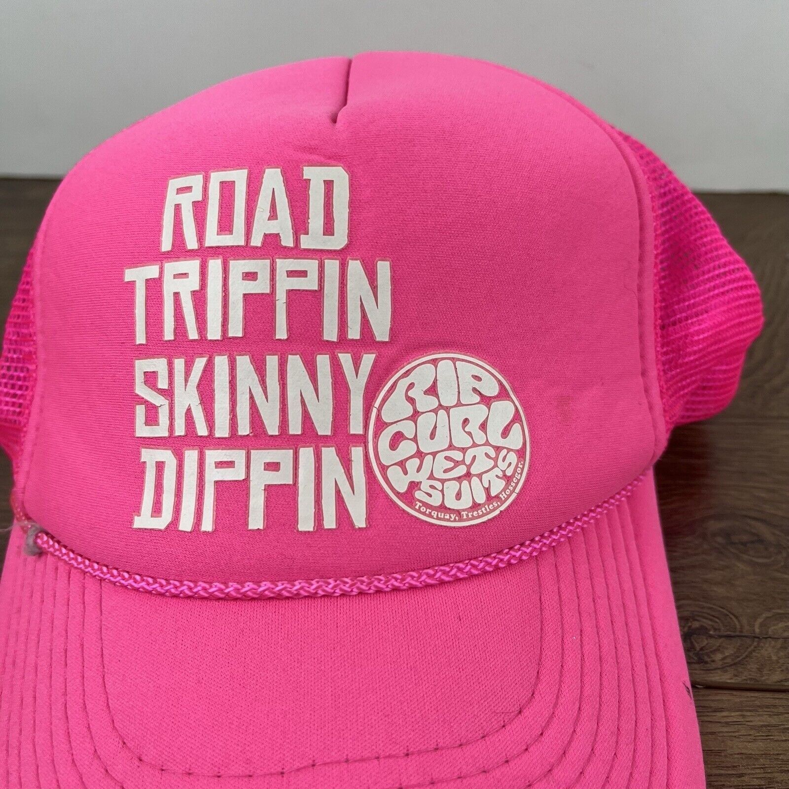 Other Road Trippin Skinny Dippin Snapback Hat Pink Hat Adjustable Size ONE SIZE - 7 Thumbnail