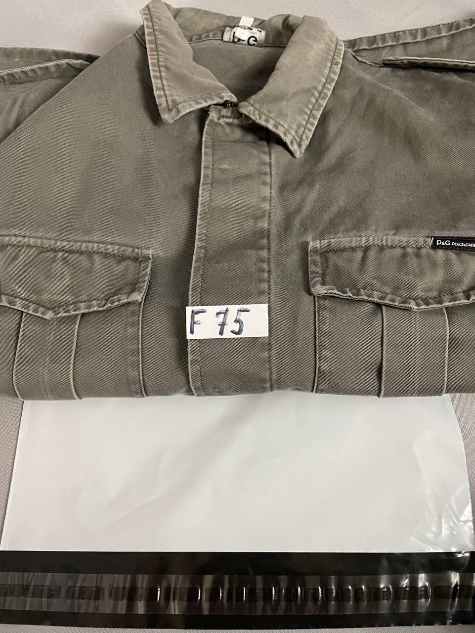 Dolce & Gabbana Dolce&Gabbana Overshirt Jacket Grey Size US XL / EU 56 / 4 - 20 Thumbnail
