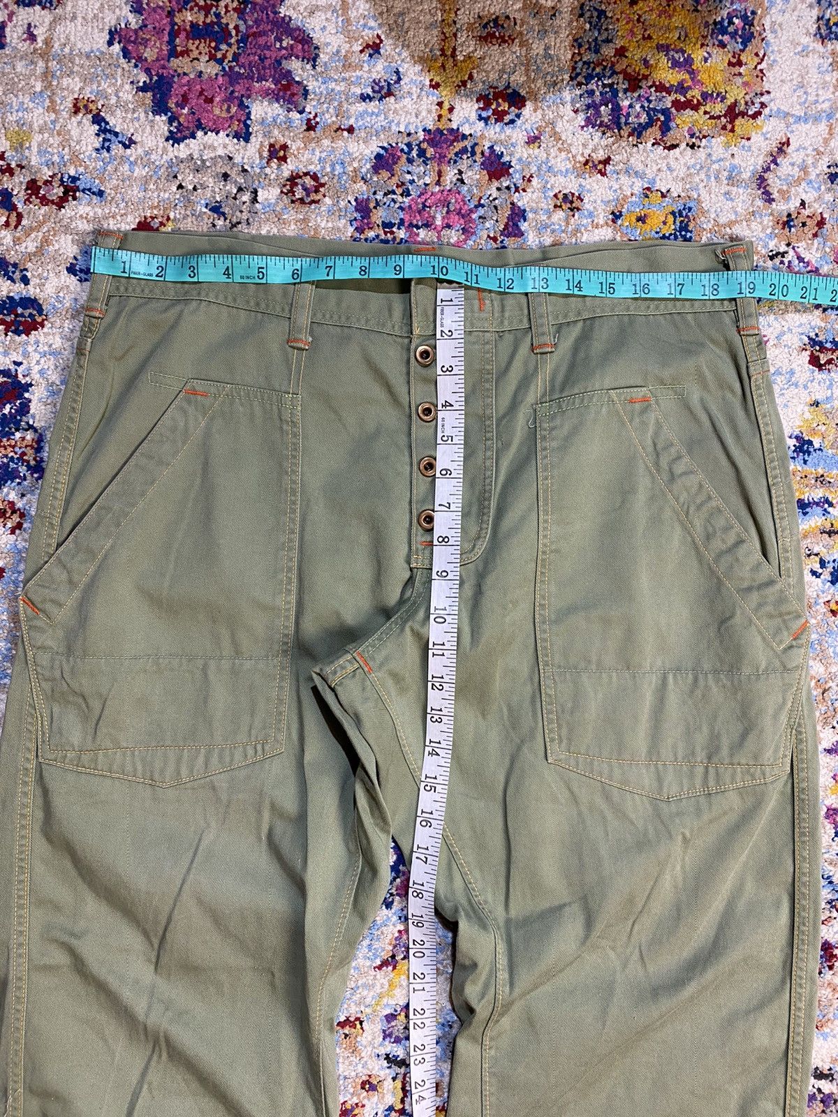 Evisu × Vintage Evisu Lot 9055 London Brother Nippon Fatigue Pants W36 Size US 36 / EU 52 - 19 Thumbnail