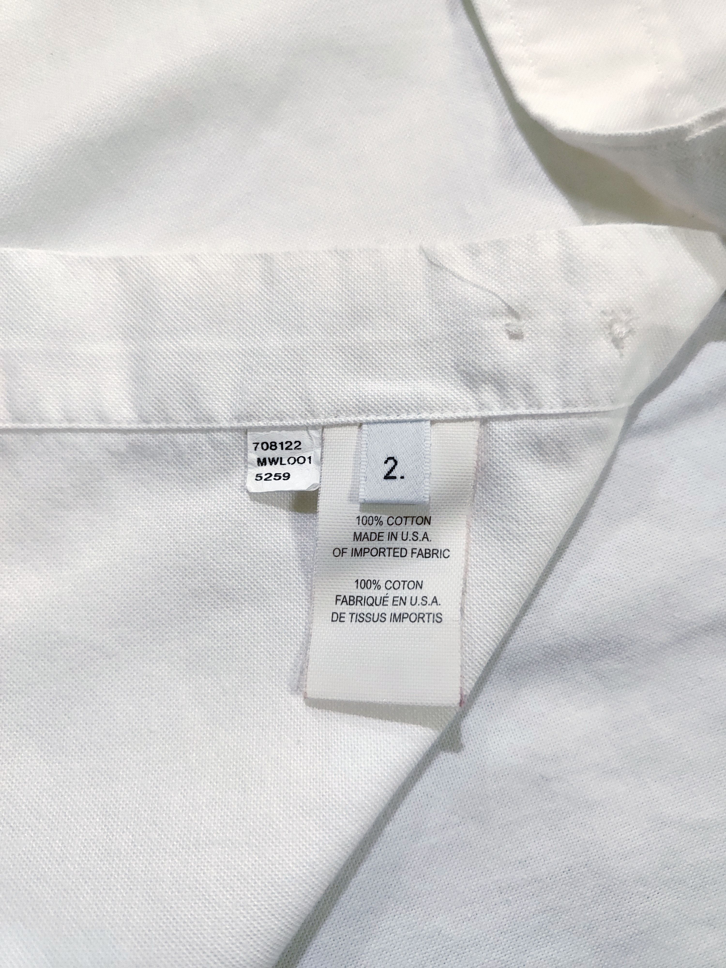 Thom Browne Thom Browne White Oxford Shirts Button Up Size US M / EU 48-50 / 2 - 10 Thumbnail