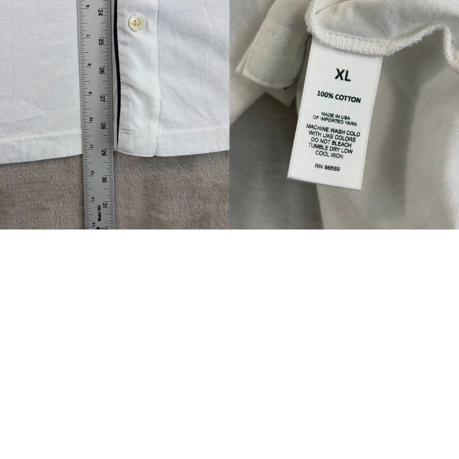Todd Snyder VINTAGE? No. Todd Snyder Tipped Full Packet Polo Premium Jersey Shirt Men XL White Size US XL / EU 56 / 4 - 8 Thumbnail