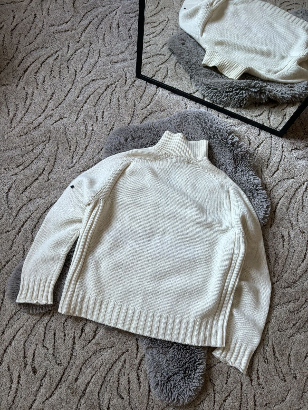 Stone Island Stone Island Vintage Rarest white sweater Size US XXL / EU 58 / 5 - 2 Thumbnail