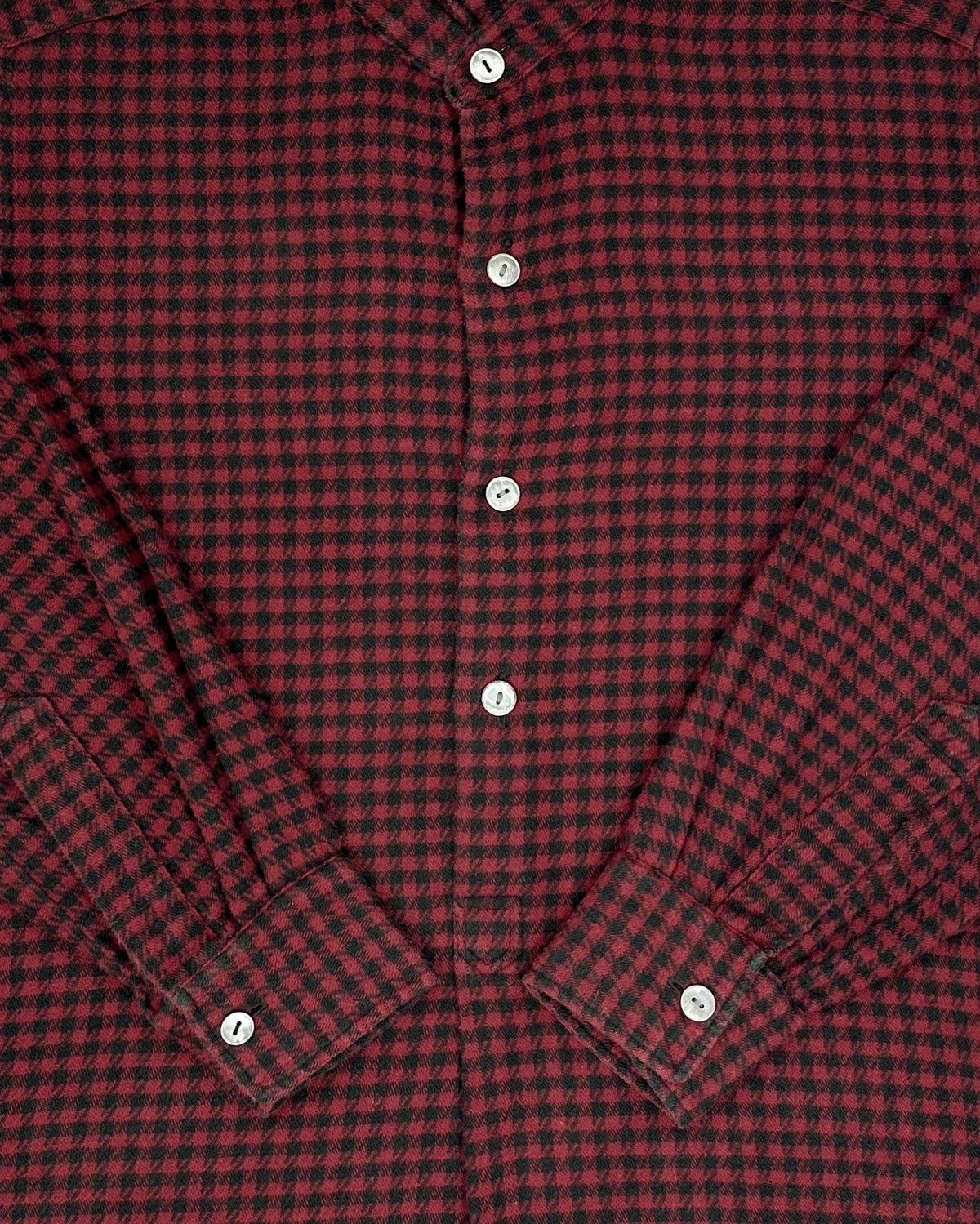 Vintage 50s/60s European Wool Houndstooth Pearl Buttons Pullover Size US M / EU 48-50 / 2 - 4 Thumbnail