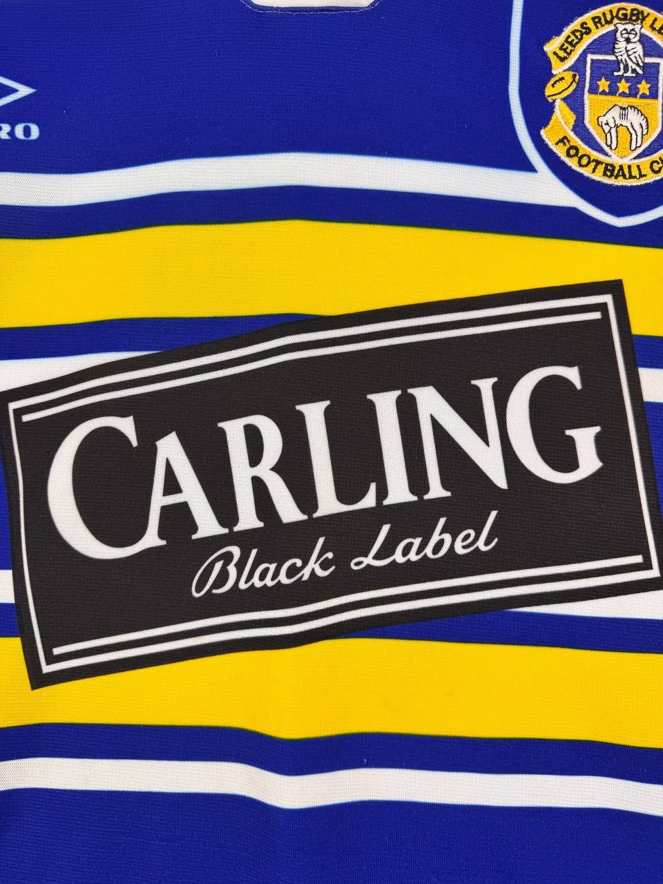 Umbro Leeds Rugby League 1990s Home Shirt Jersey Umbro Carling L Size US L / EU 52-54 / 3 - 4 Thumbnail