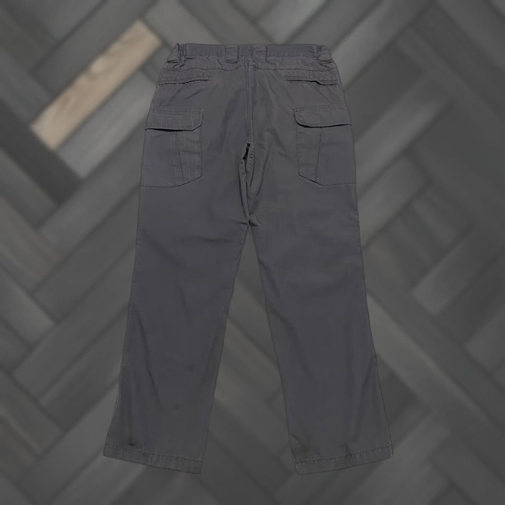 Vintage Tactical Pants Mens Pants 34 Gray Cargo Work Utility Elastic Waist Pocket Pockets Regular Straight Canvas Blend Cotton Polyester Thermals? Size US 34 / EU 50 - 1 Thumbnail