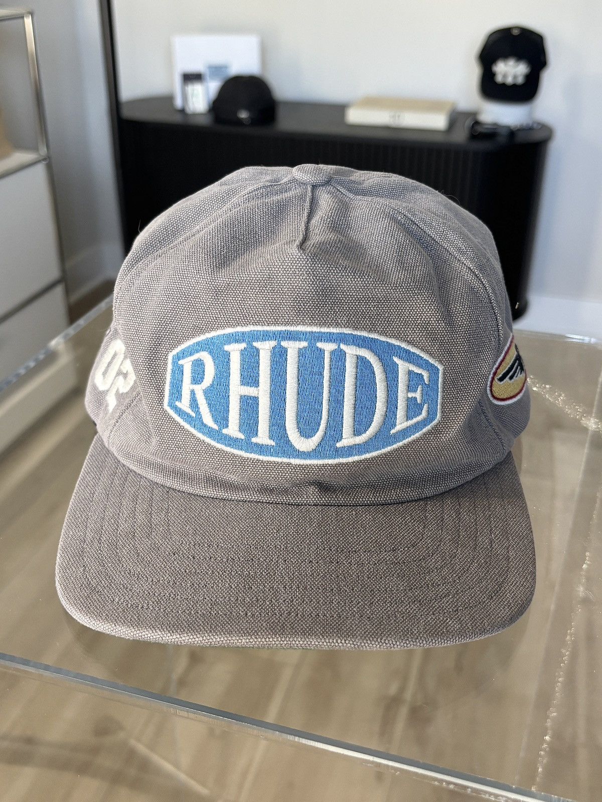 Rhude RHUDE | RACING SPONSOR PATCH LOGO HAT | Grailed