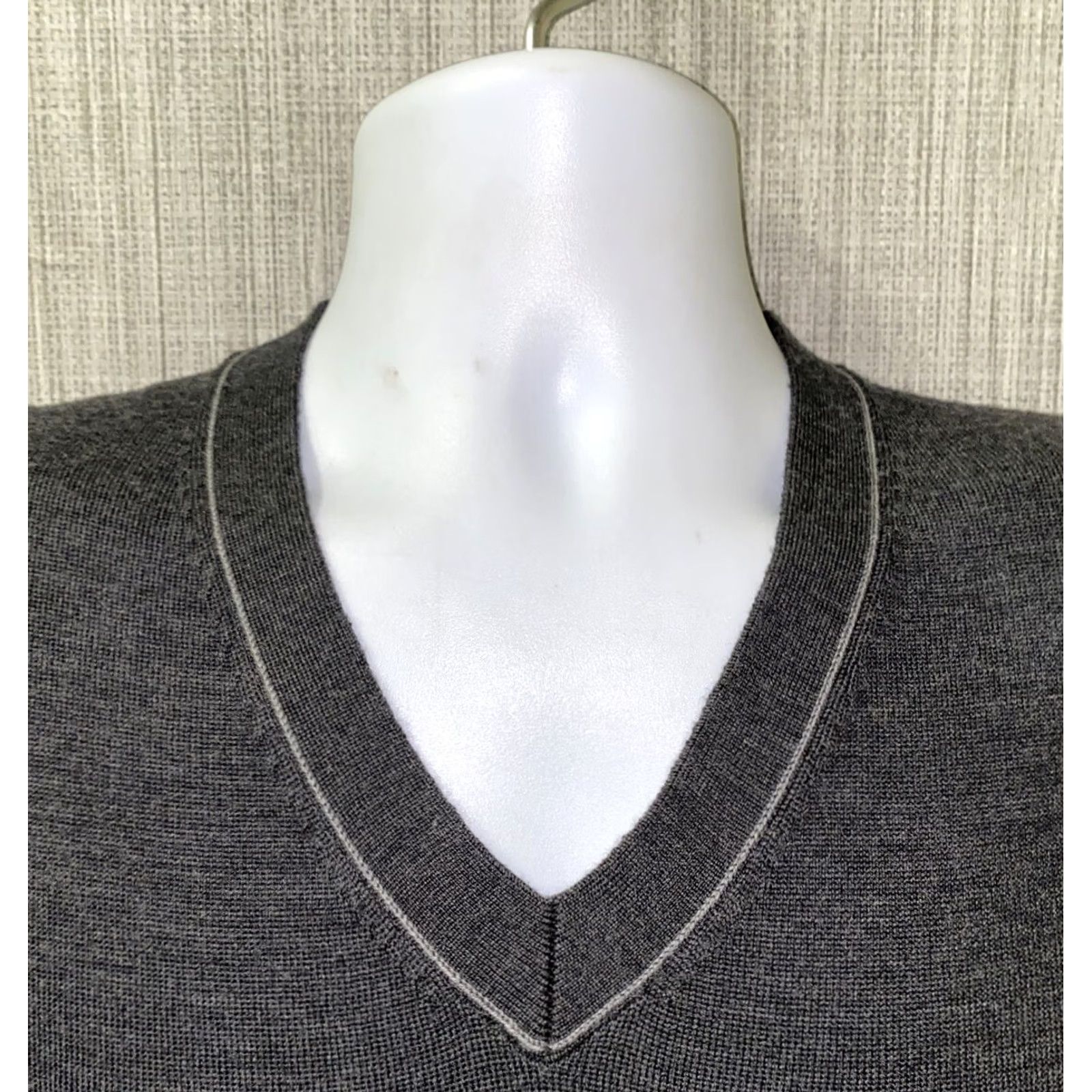 Nike Nike Tiger Woods Collection V-Neck Wool Sweater Vest M Gray Mens Size US M / EU 48-50 / 2 - 3 Thumbnail