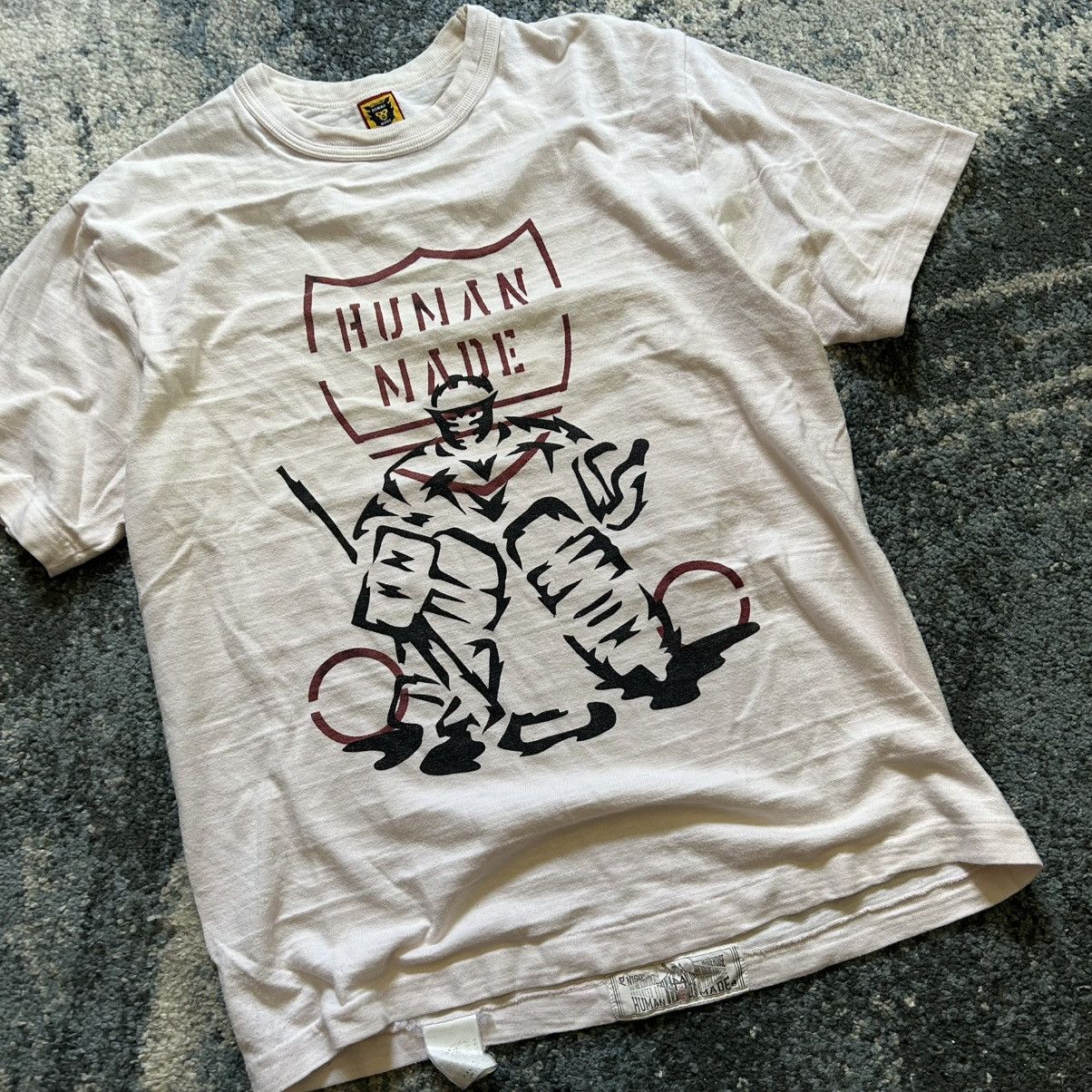 Human Made CREAM MAROON iCE HOCKEY GOALiE NiGO SLUBBY MOUNTED COLLAR Size US S / EU 44-46 / 1 - 1 Thumbnail